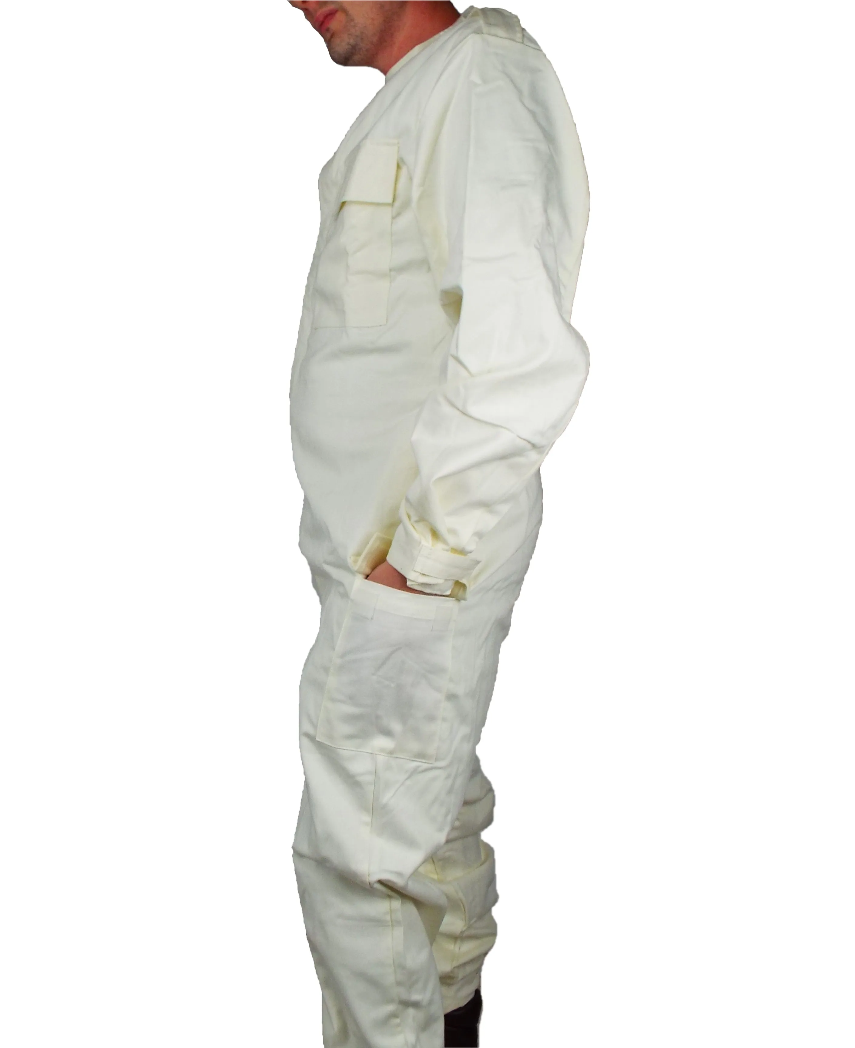 British Army new white coveralls