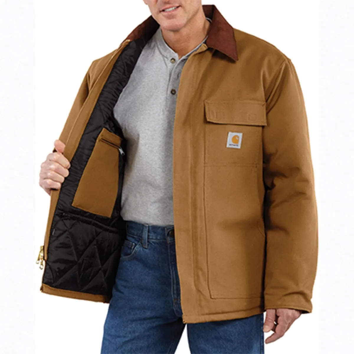 Carhartt Loose Fit Firm Duck Insulated Traditional Coat