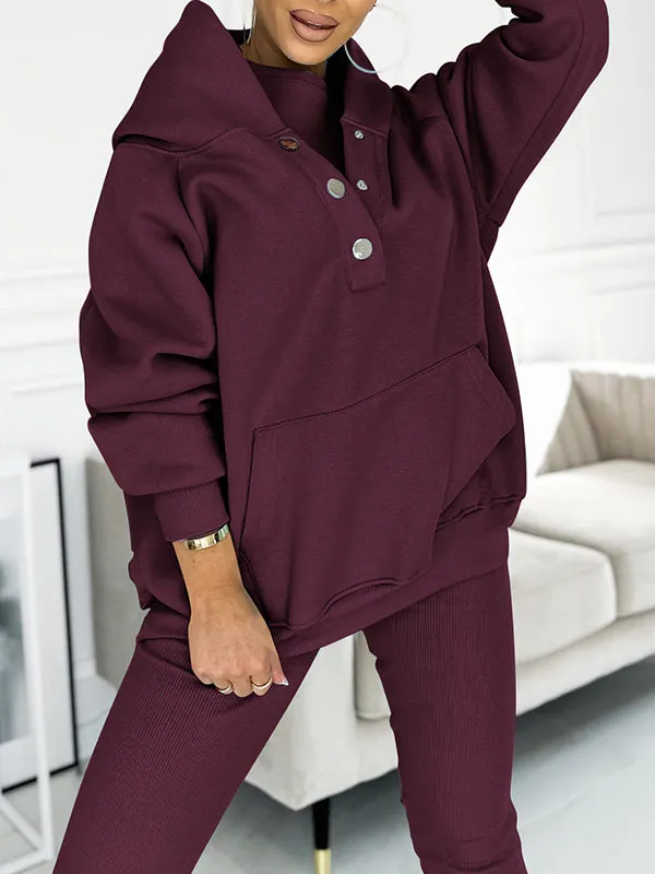 Casual and Comfortable Sweatshirt Suit