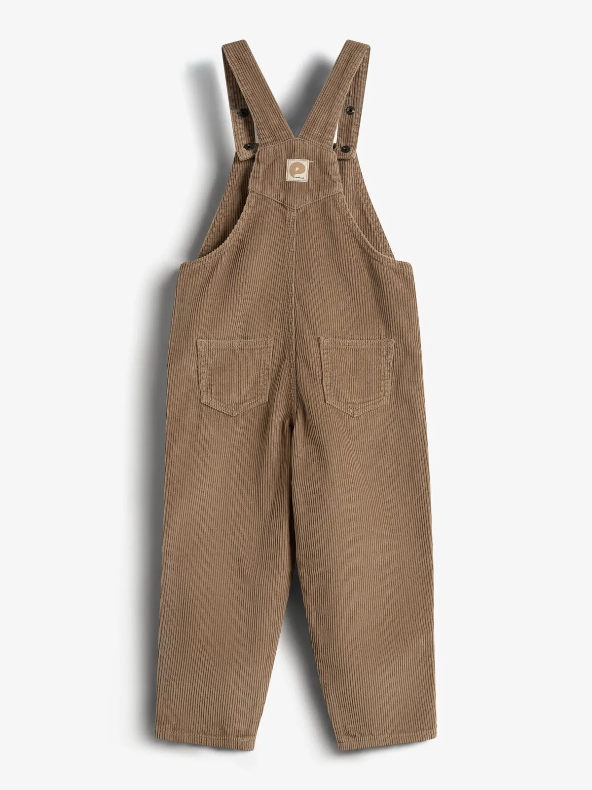 Corduroy Overalls - Kids - Dark Beige