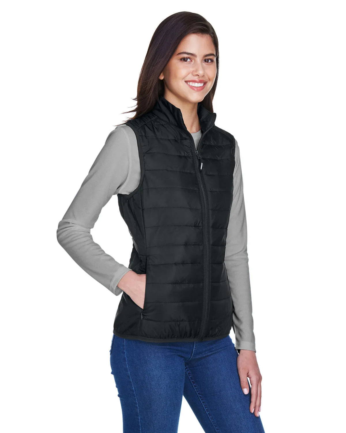 CORE365 Ladies' Prevail Packable Puffer Vest