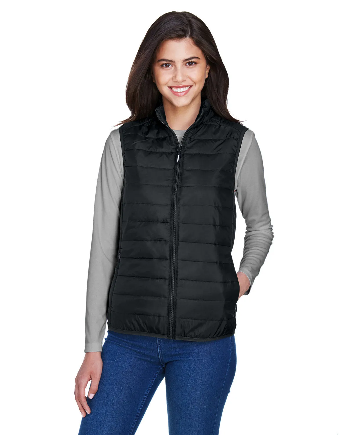 CORE365 Ladies' Prevail Packable Puffer Vest