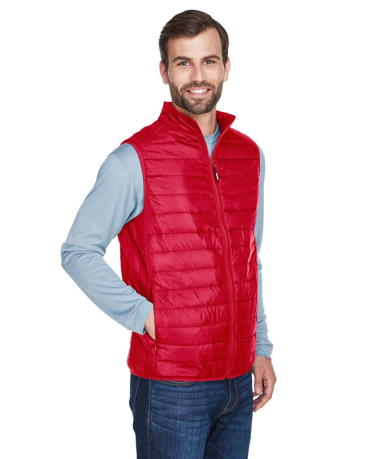 CORE365 Men's Prevail Packable Puffer Vest