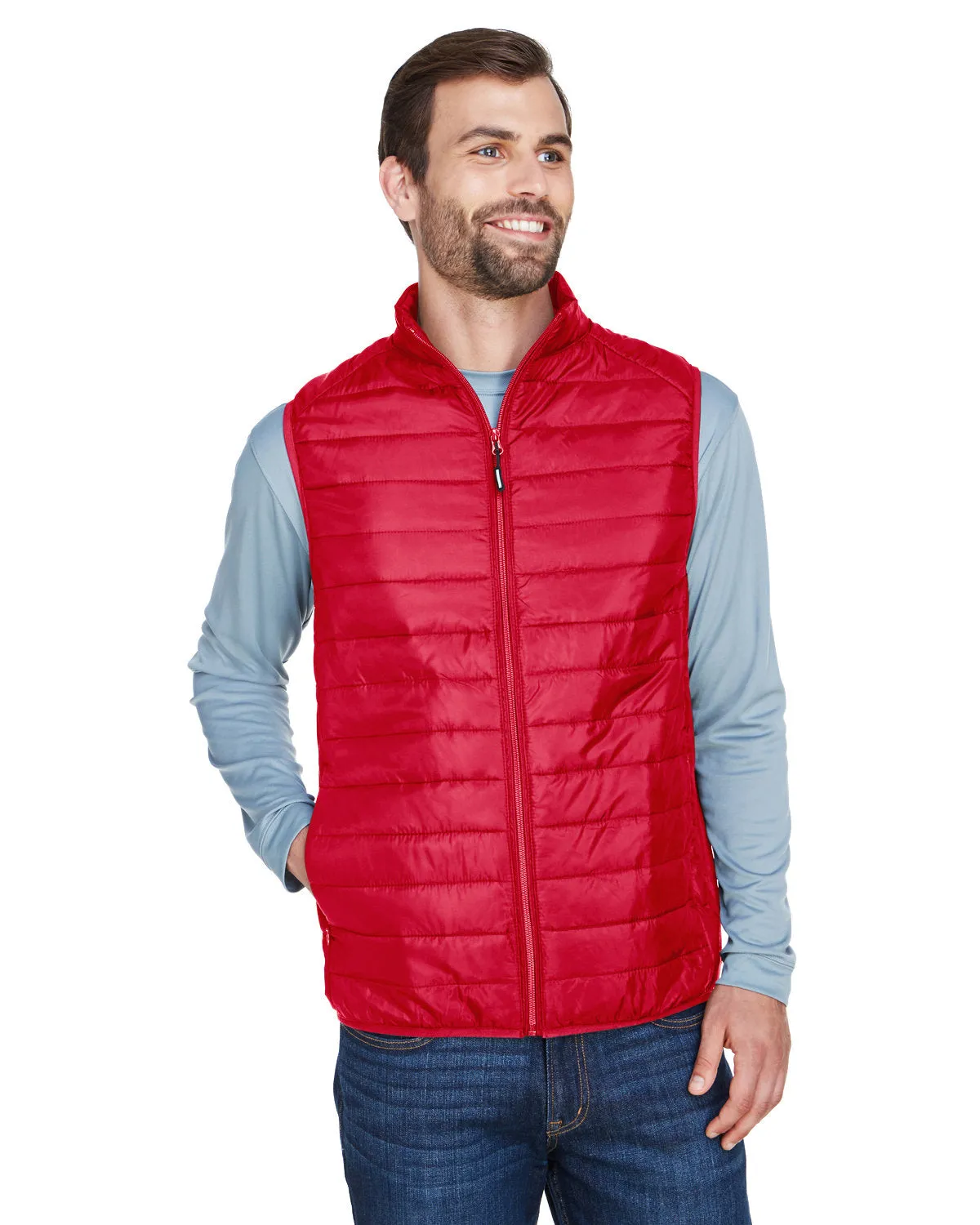 CORE365 Men's Prevail Packable Puffer Vest