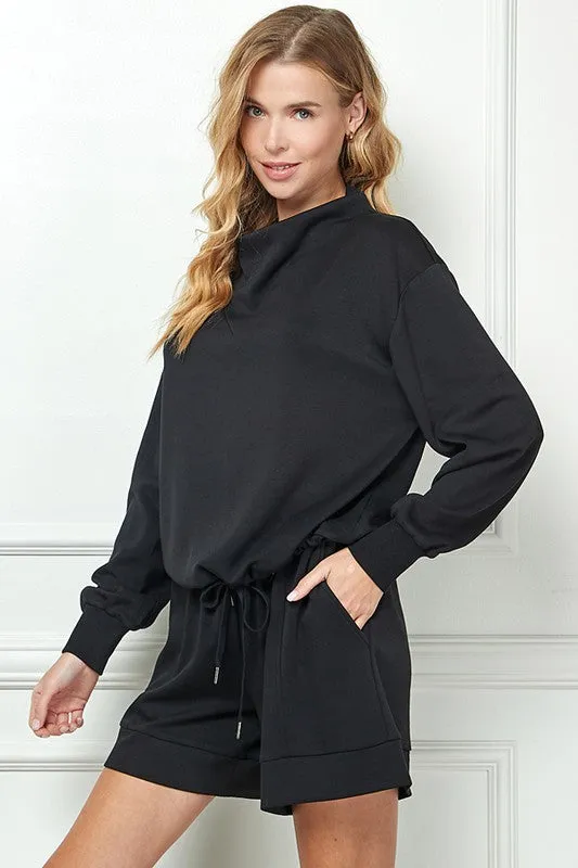 Curvy Long Sleeve Soft Lounge Top