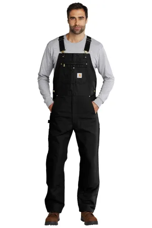 Custom Embroidered - Carhartt® Duck Unlined Bib Overalls. CT102776