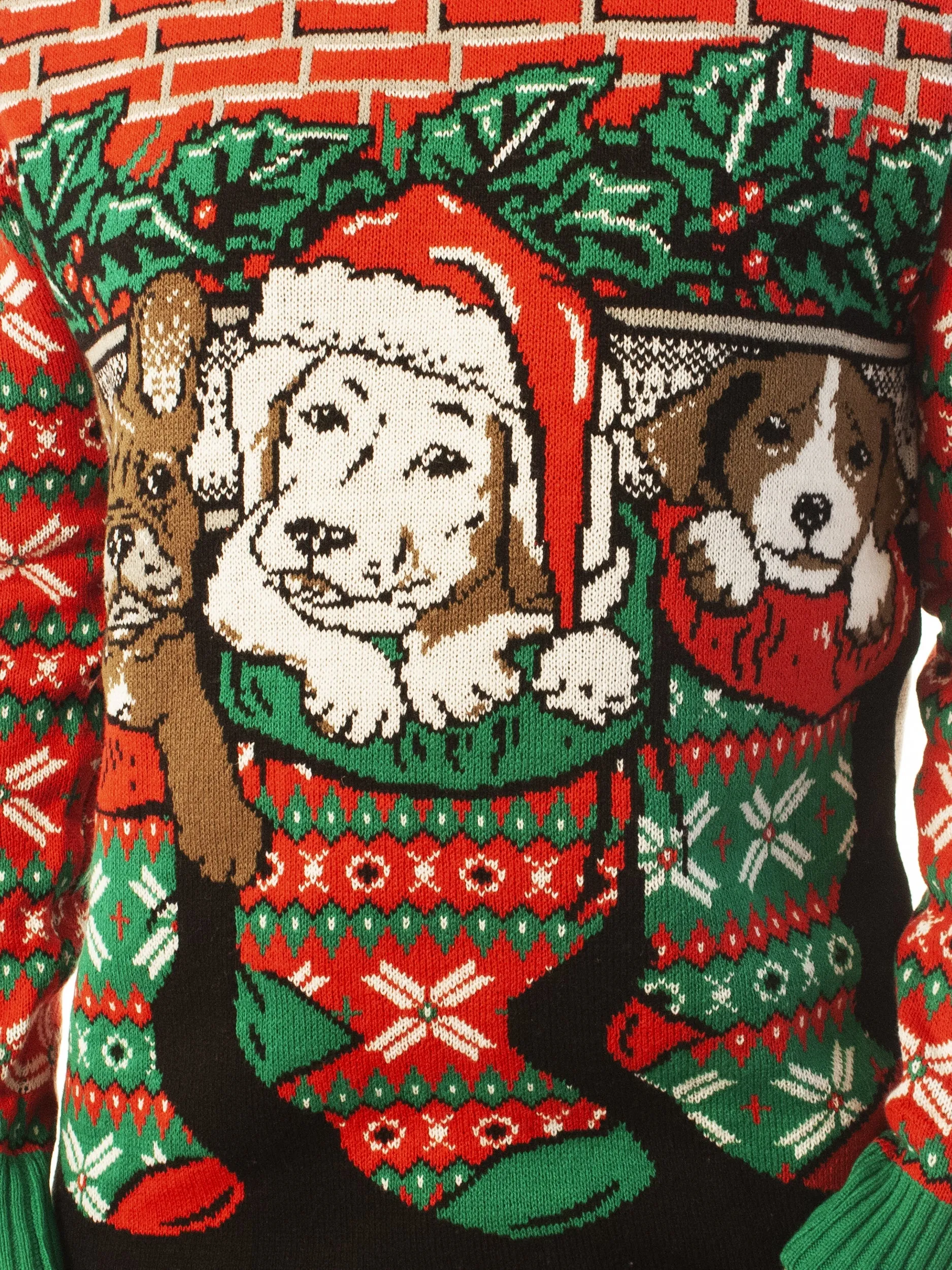 Dogs Puppies Stocking Stuffers Ugly Christmas Sweater - Xmas Gifts For Him Or Her