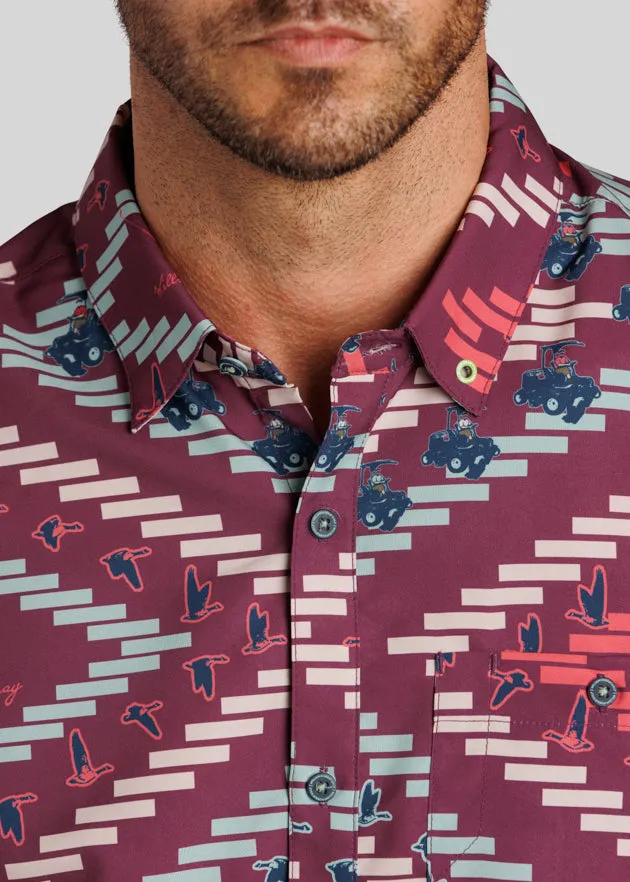 Fall Into Formation Men's Button Down