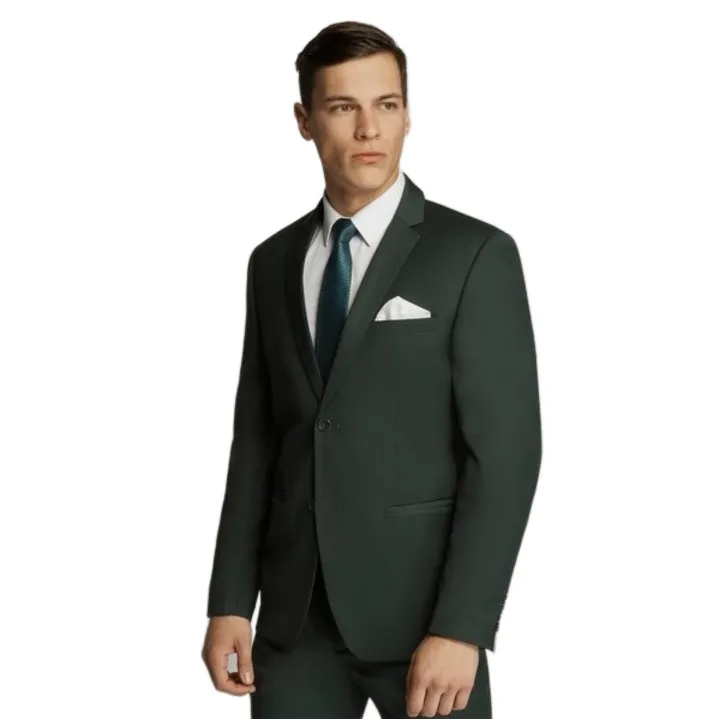 Kelly Country Slim Fit Bottle Green Suit Set