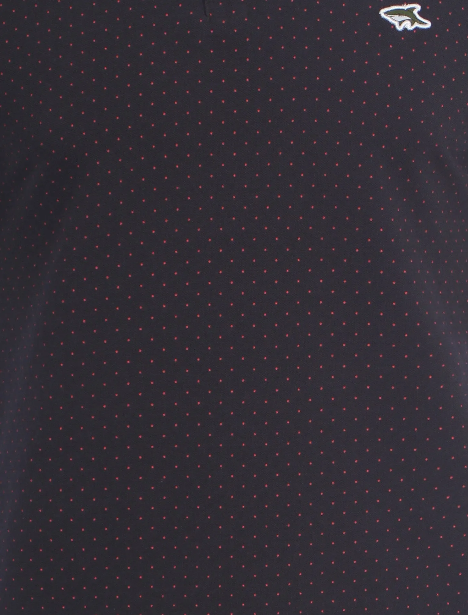 Le Shark Beckflow polo with red polka-dots