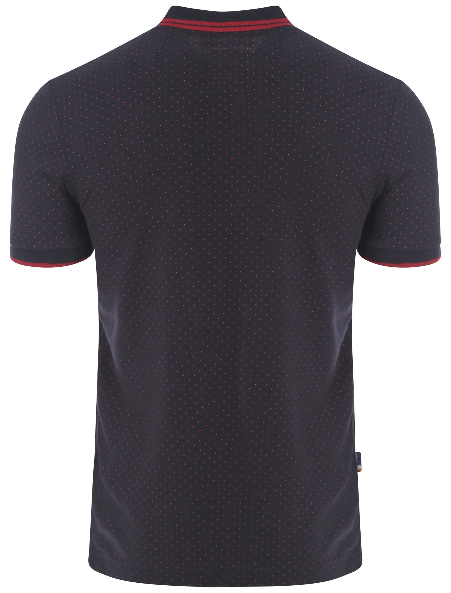 Le Shark Beckflow polo with red polka-dots