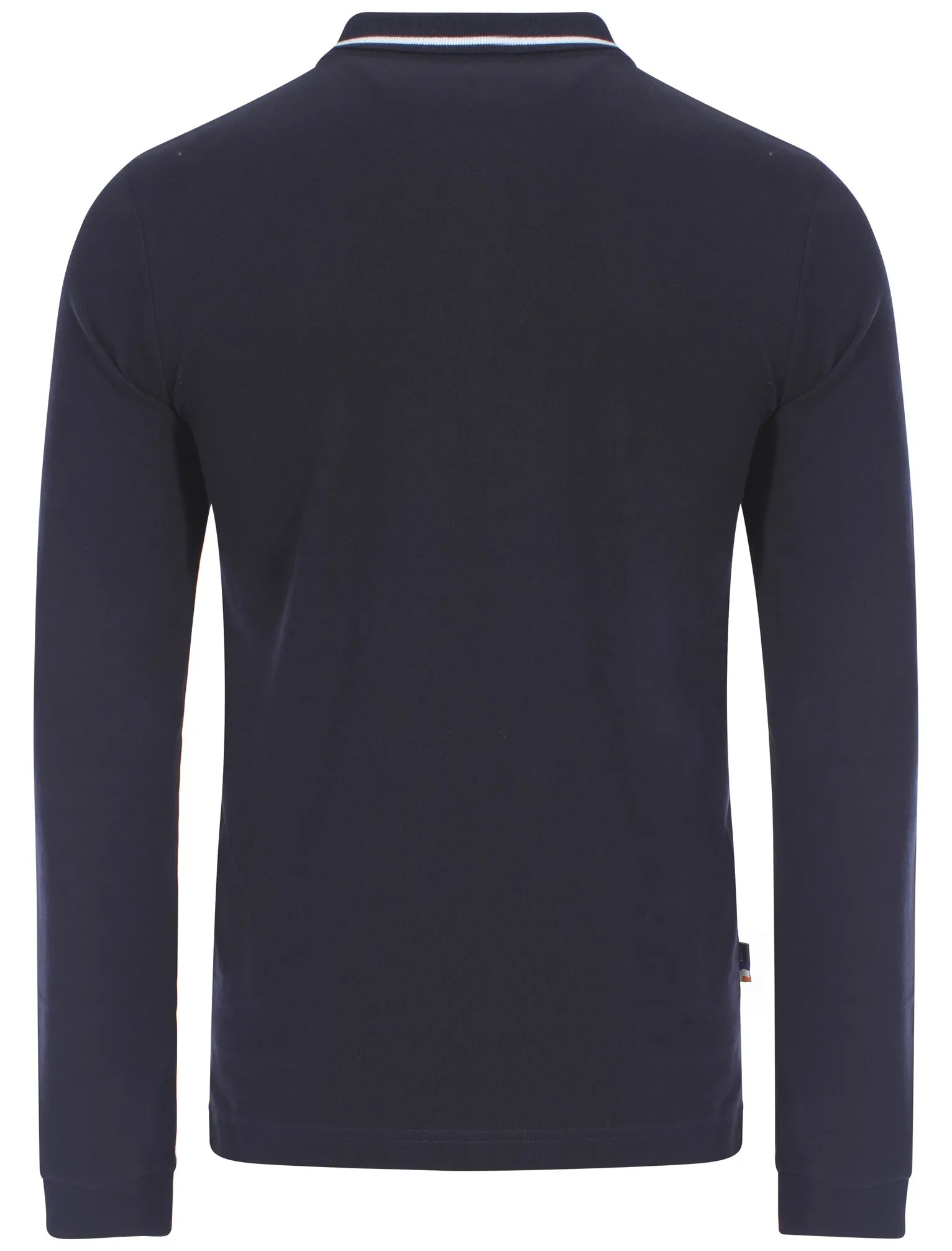 Le Shark Broadwick navy long sleeved polo shirt