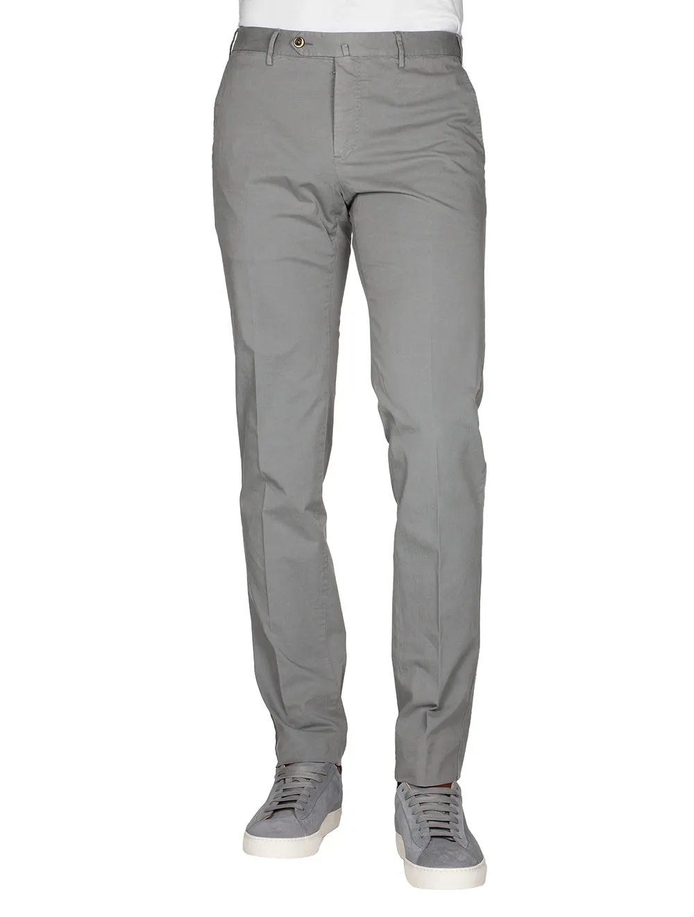 Light Stretch Gabardine Trouser Duck Egg