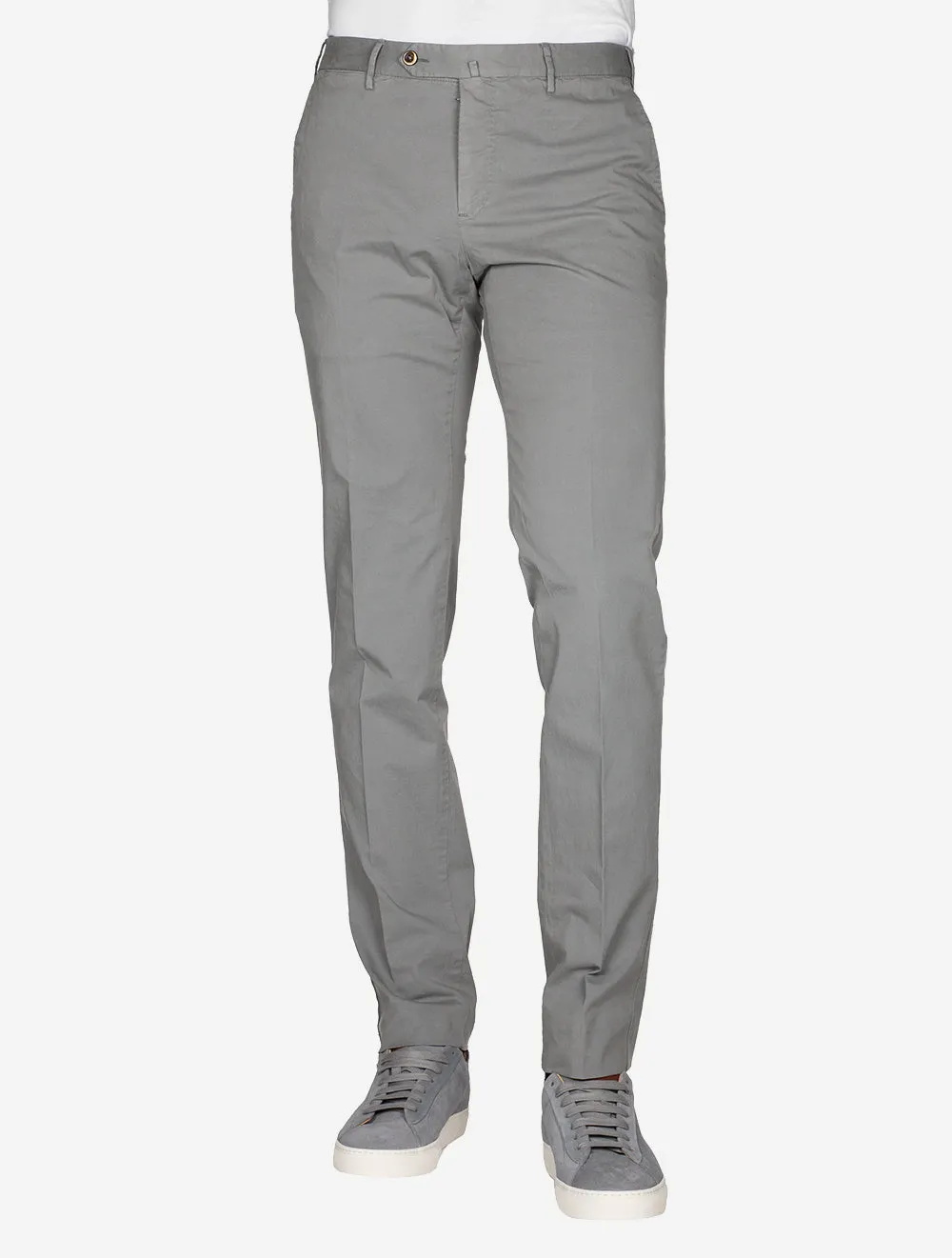 Light Stretch Gabardine Trouser Grey