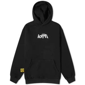 Lo-Fi Plant Logo Hoodie, black