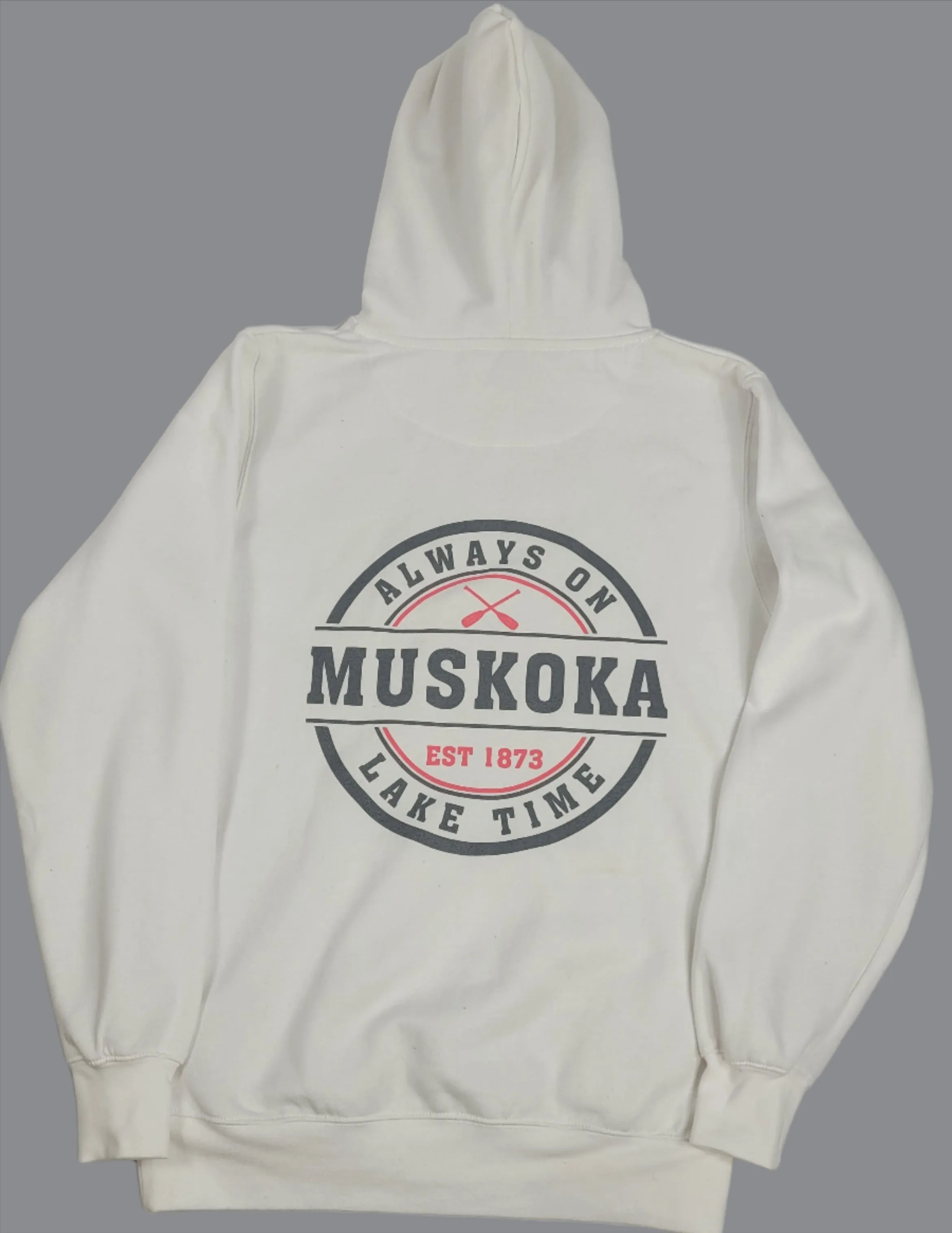 Medium Weight Muskoka Hoodie in White