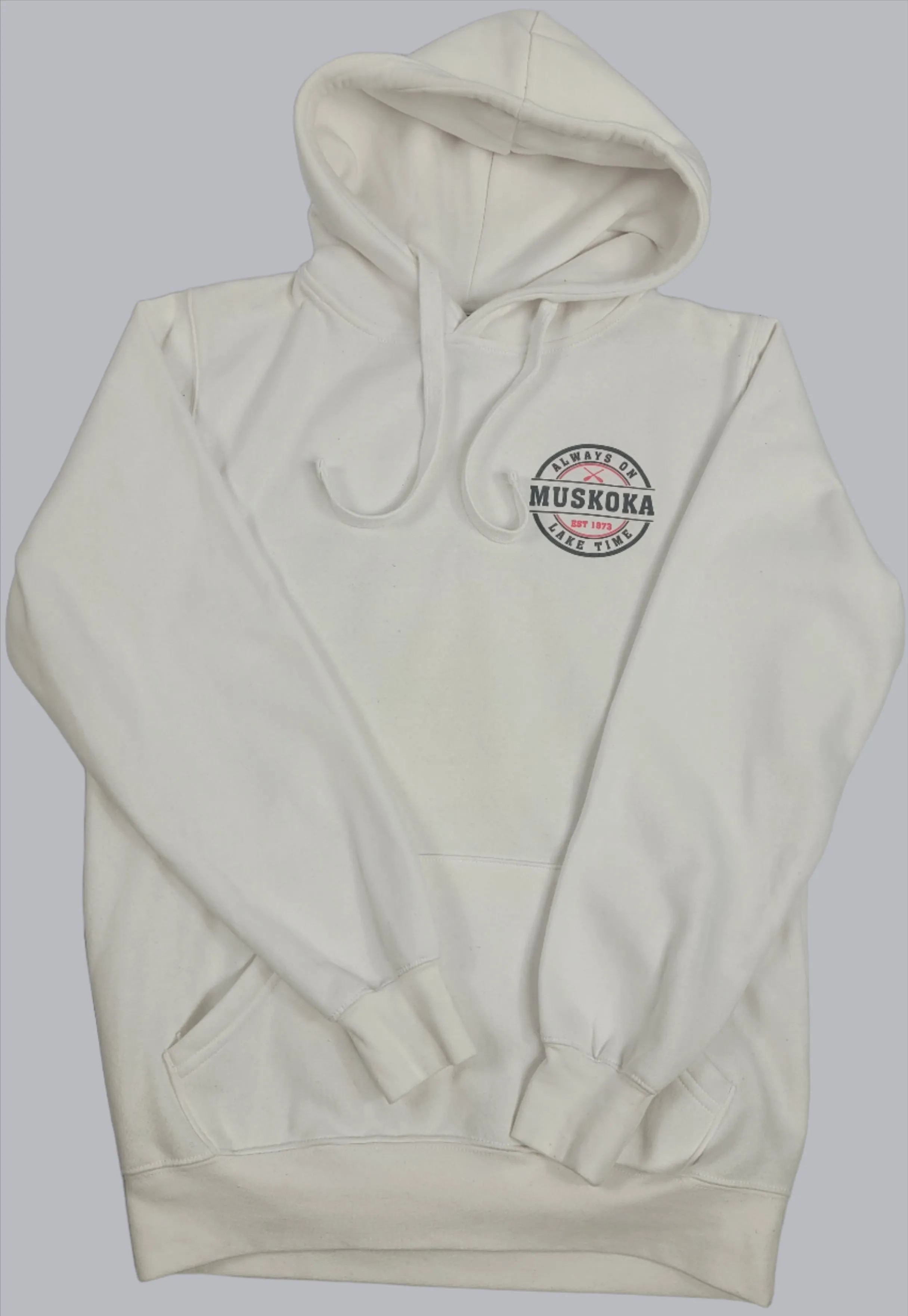 Medium Weight Muskoka Hoodie in White