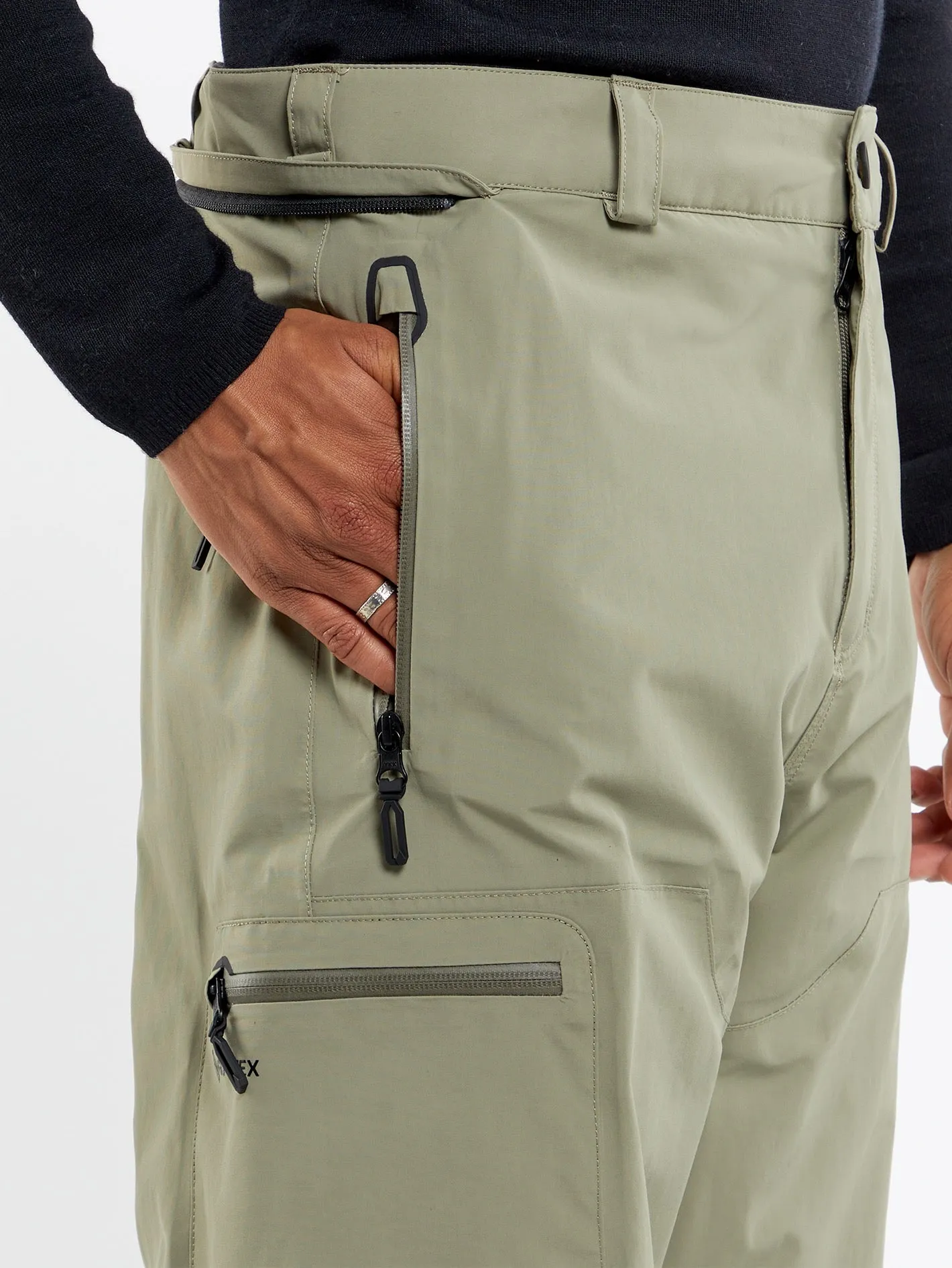 Mens L Gore-Tex Pants - Military