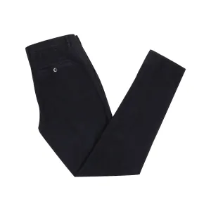 Navy Moleskin Cotton Stretch Chinos