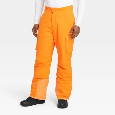 New - All In Motion Men's Relaxed Snow Pants Fit Full Windproof Pants Sport