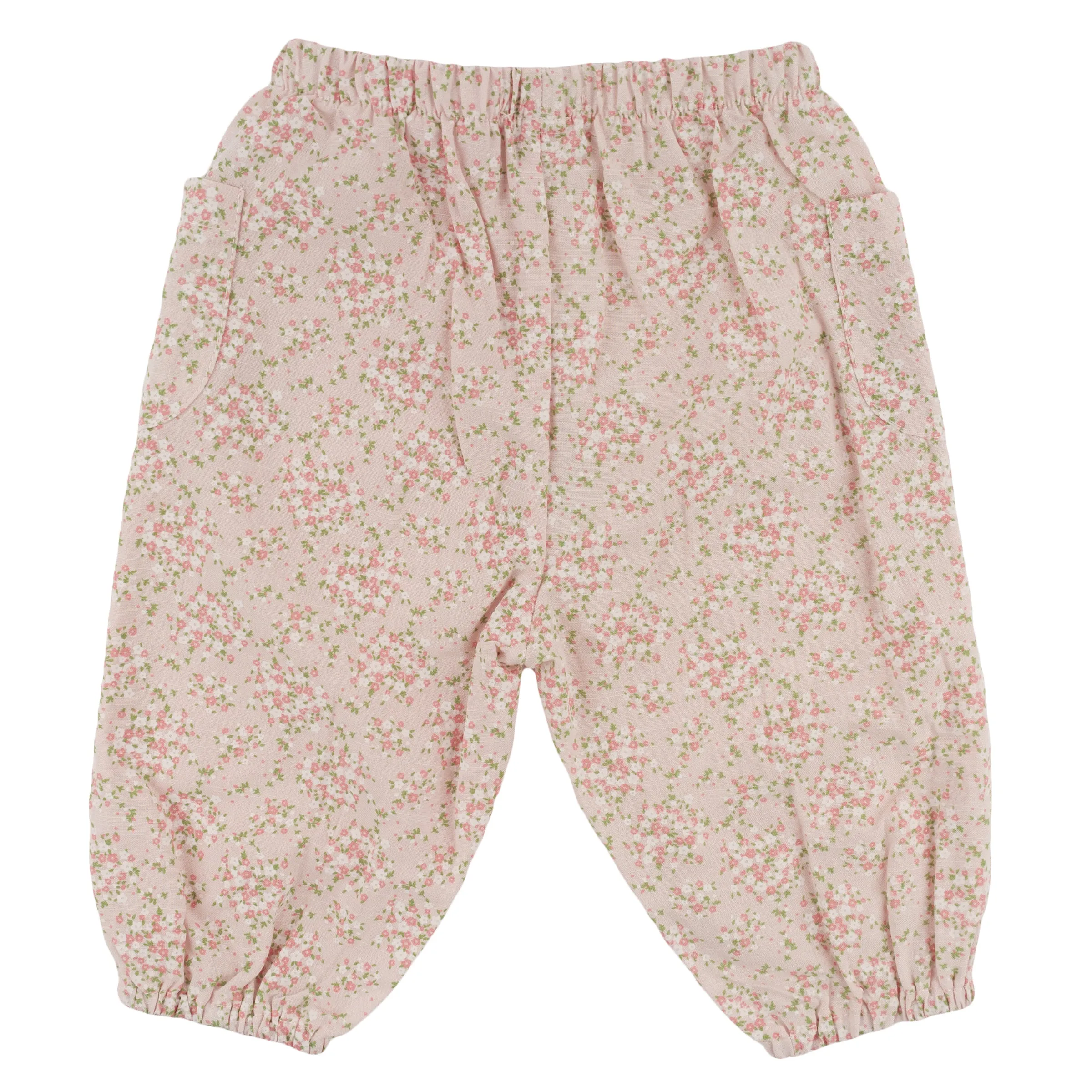 oh baby! Baby Pocket Pant - Forget-Me-Nots - Pale Pink