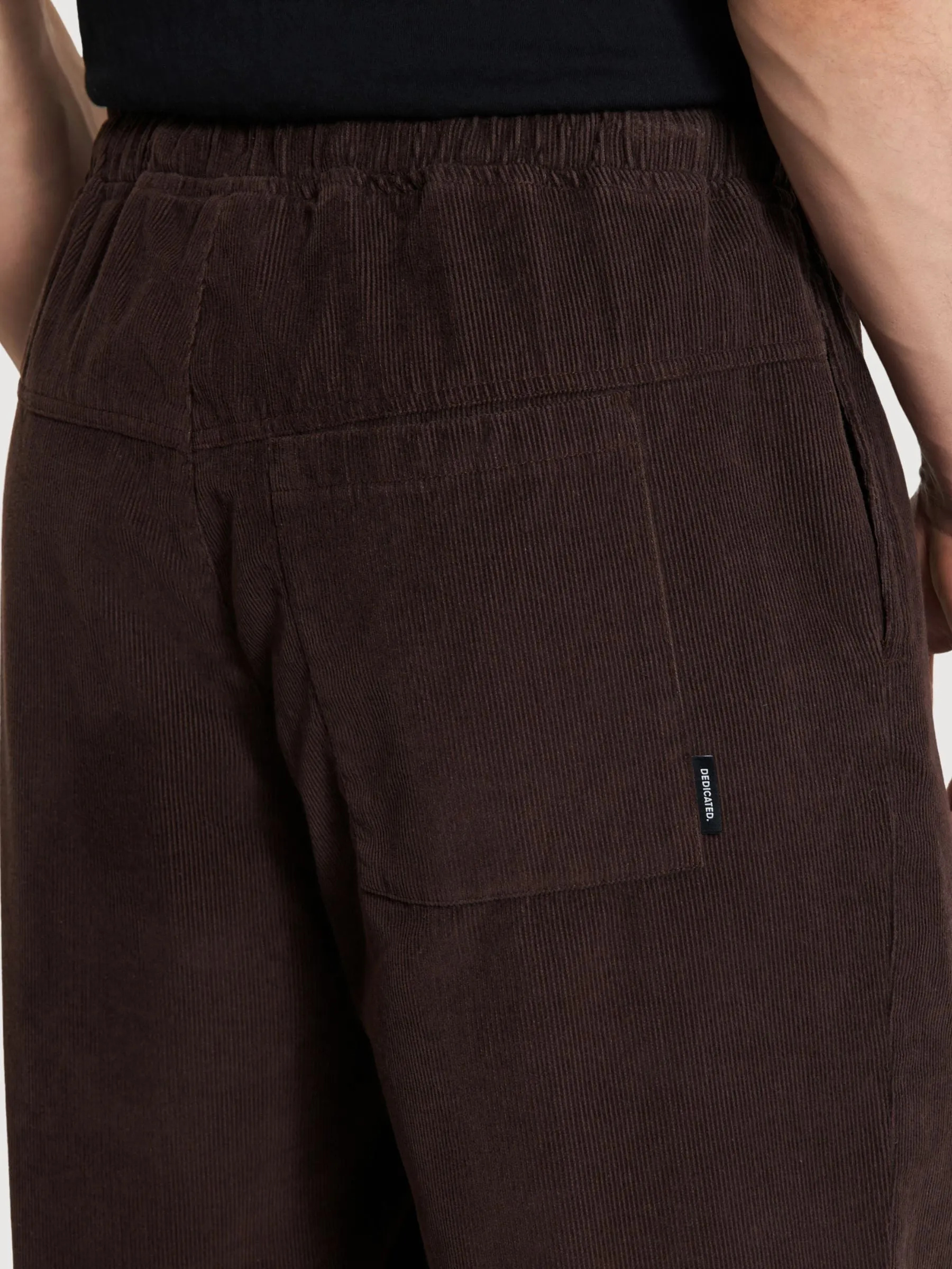 Pants Kitmoller Corduroy Coffee Brown | Dedicated