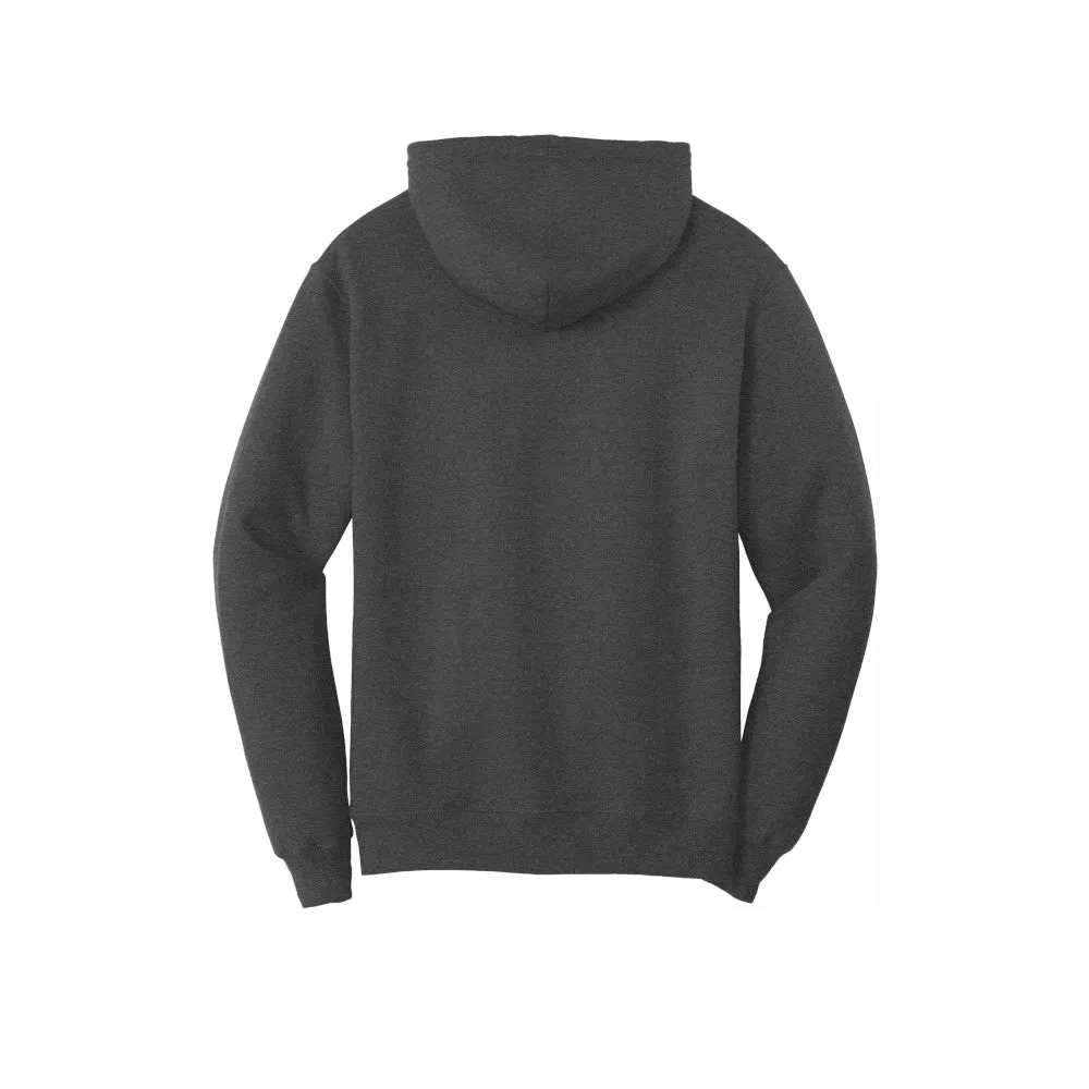 Port & Company® Core Fleece Pullover Hooded Sweatshirt - Dark Heather Grey