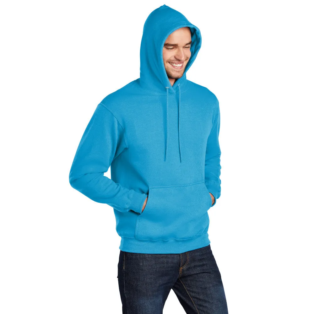 Port & Company® Core Fleece Pullover Hooded Sweatshirt - Neon Blue