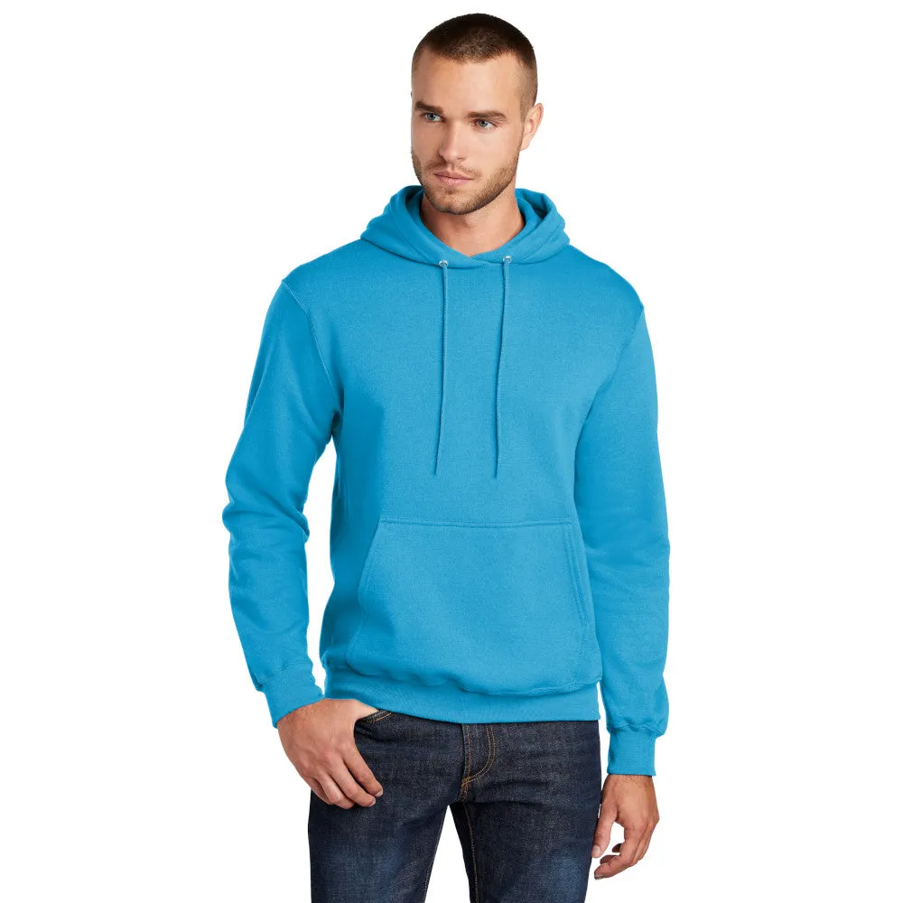 Port & Company® Core Fleece Pullover Hooded Sweatshirt - Neon Blue