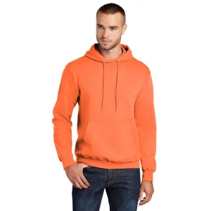 Port & Company® Core Fleece Pullover Hooded Sweatshirt - Neon Orange