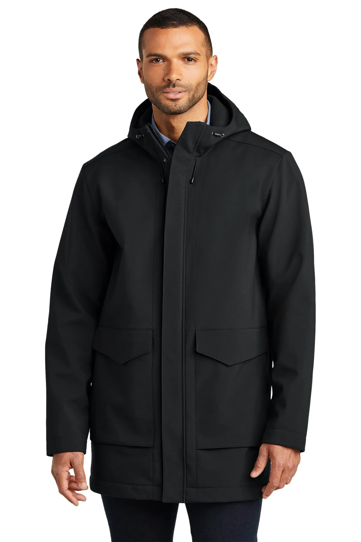 Port Authority Collective Outer Soft Shell Customized Parkas, Deep Black