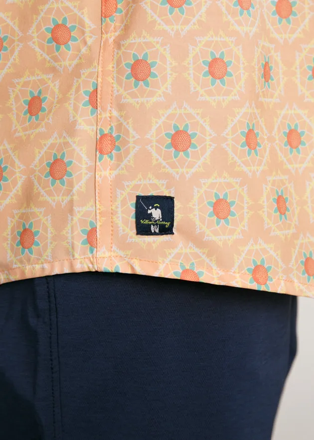 Sandy Tiles Button Men's Down | Peach