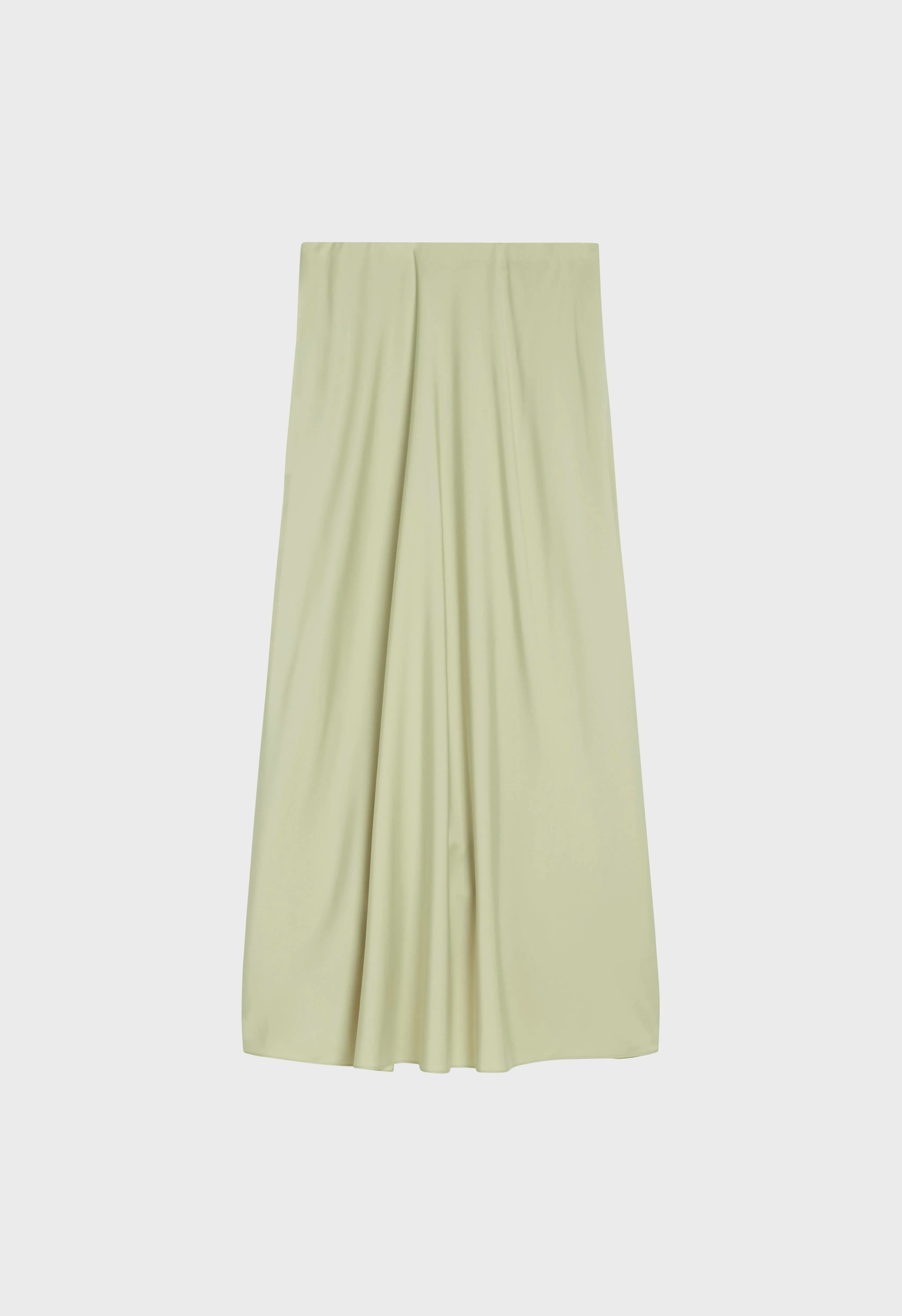 Satin Skirt | Soft Khaki