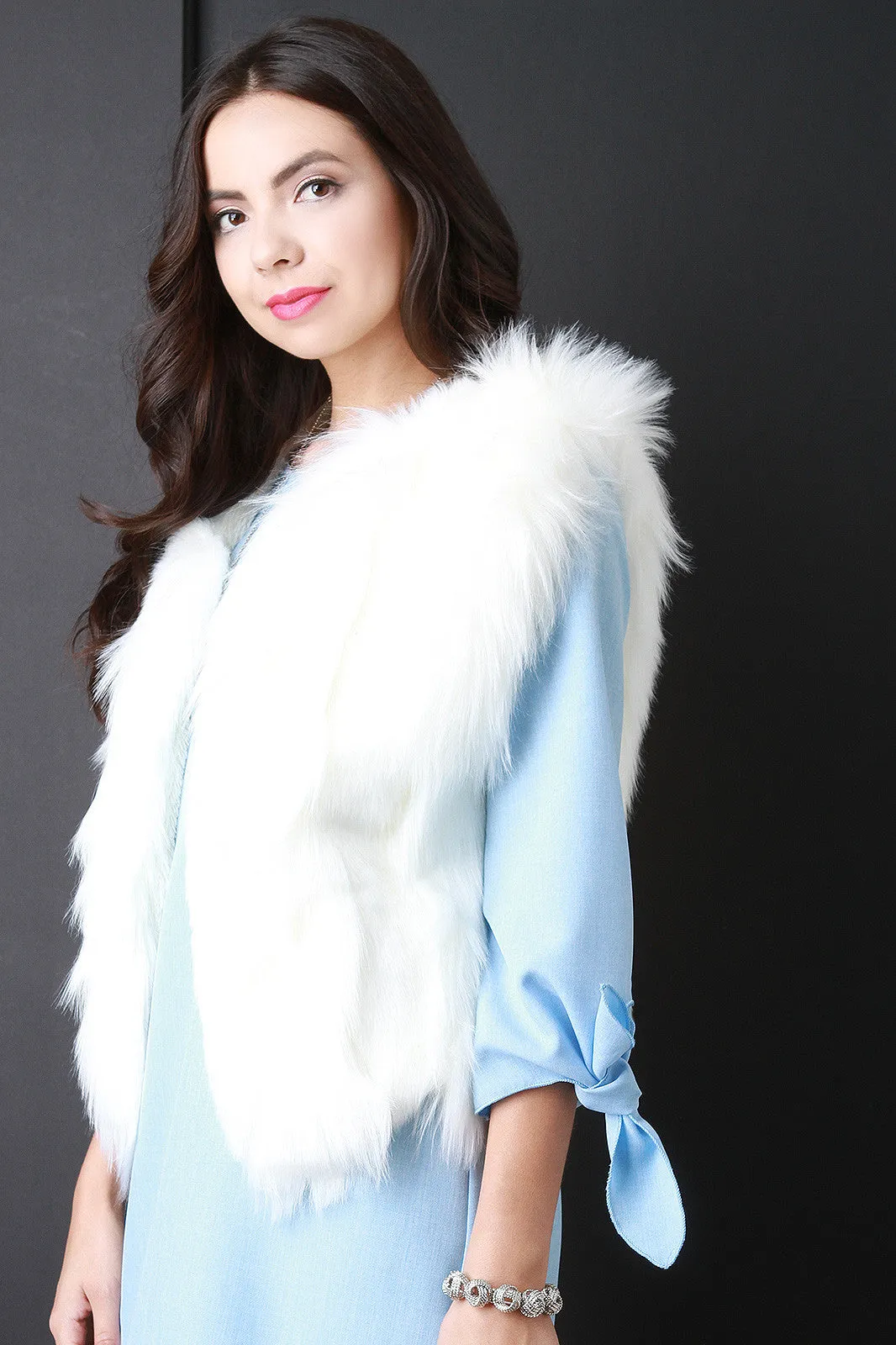 Soft Fur Sleeveless Vest