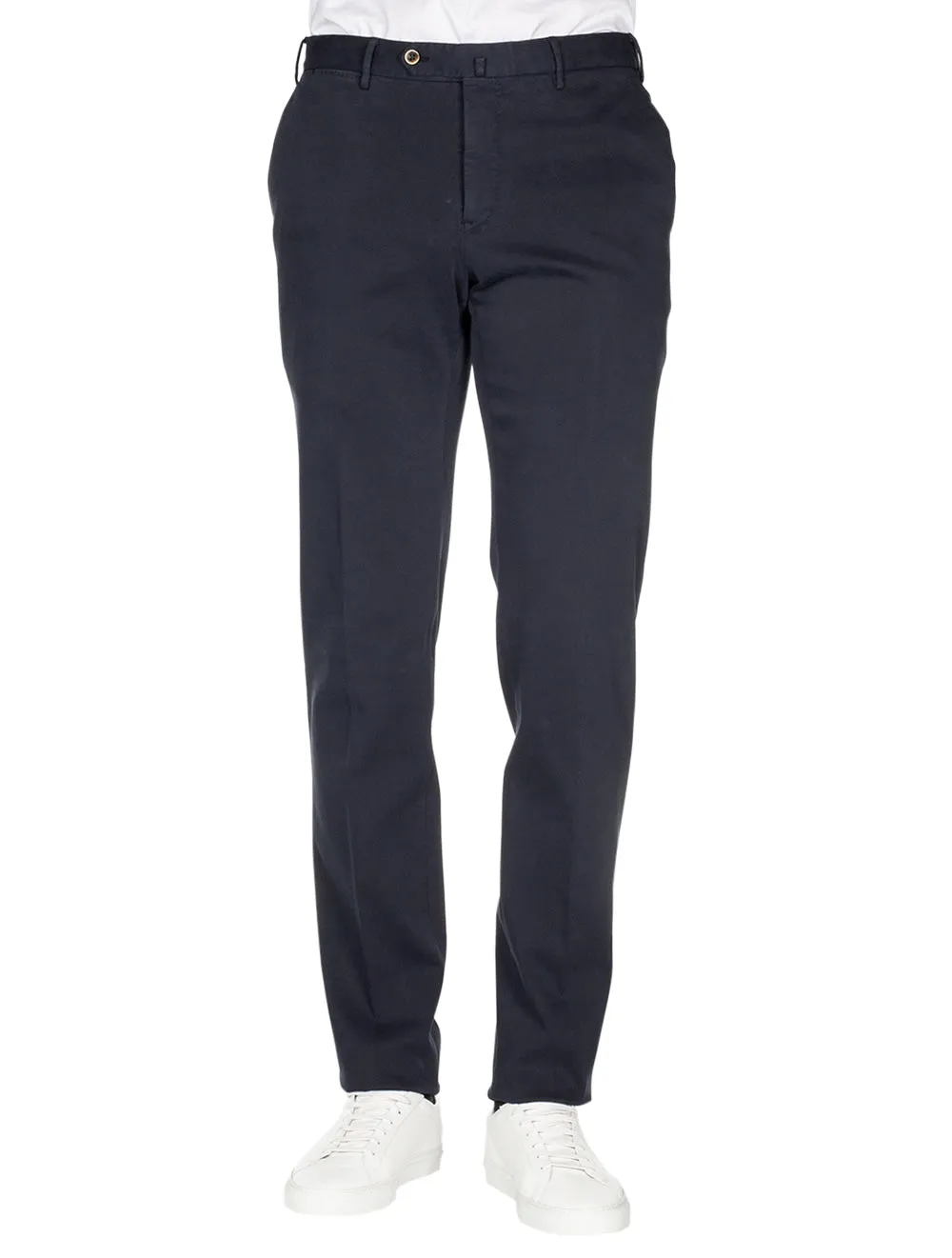 Stretch Cotton Chinos Navy