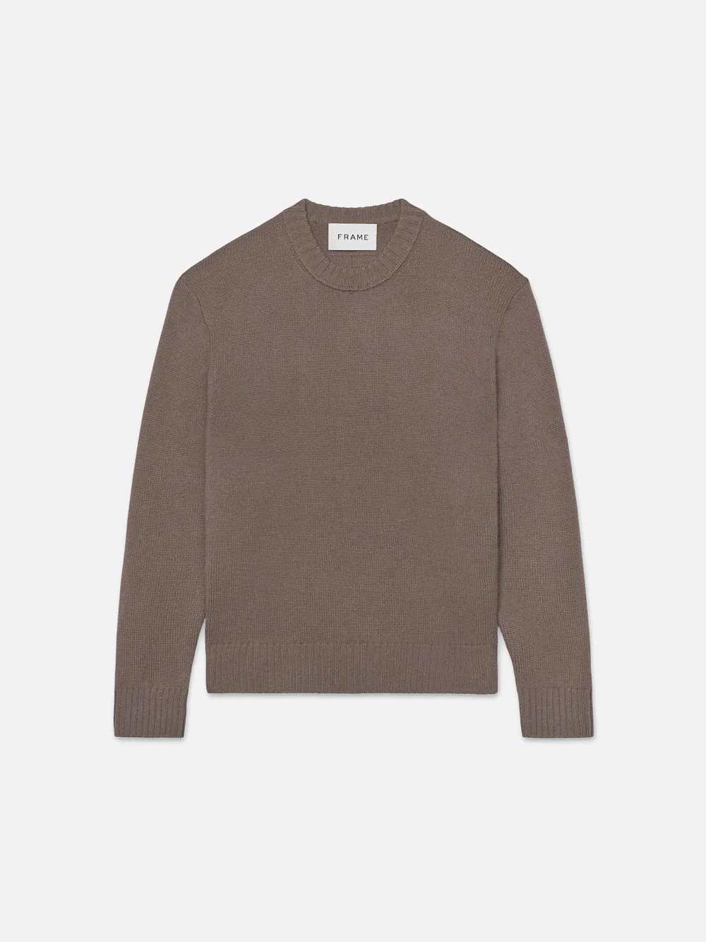 The Cashmere Crewneck Sweater -- Dry Rose