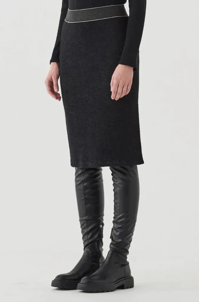 Transit Par Such Woven Knit Skirt in Black