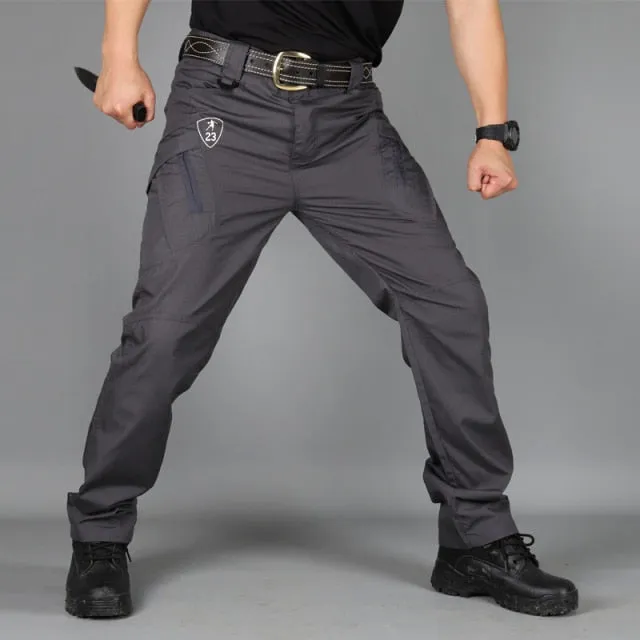 Trousers for men Tacitcal Pants Multiple Pocket Military Urban Commuter Waterproof Men Pants Slim Fat Work Cargo Pants 5XL