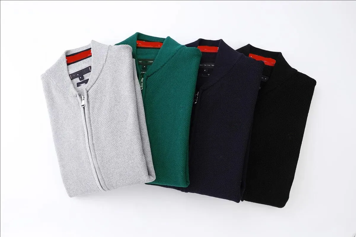 Typical Men's Sweater Zipper Solid Color Elegant Winter Harajuku Sweater Casual VNeck Standard Wool Loose Comfortable Top