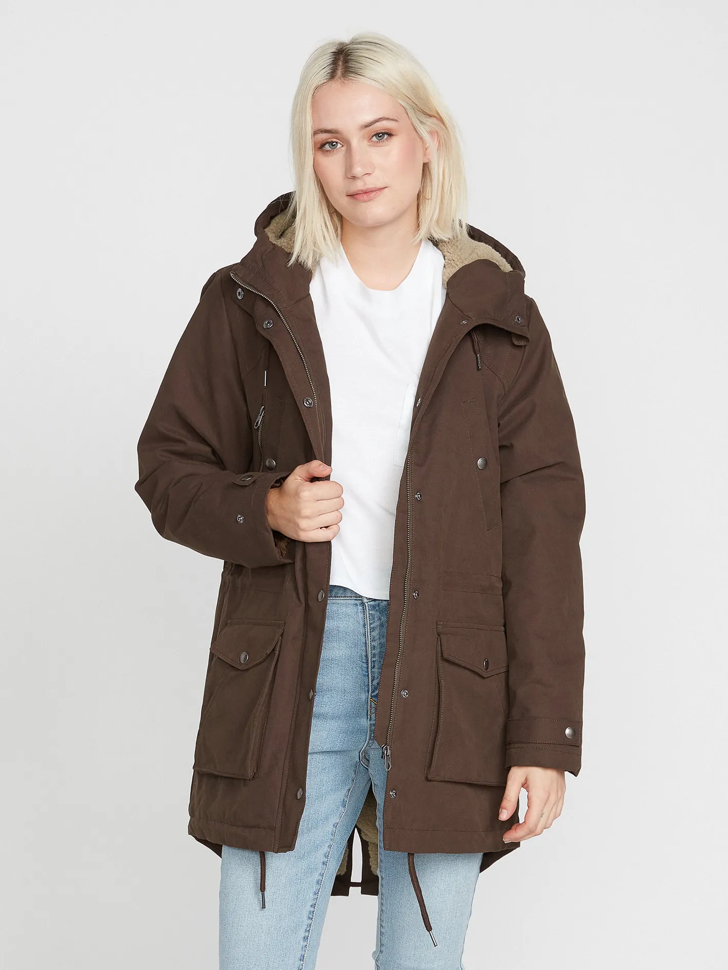 Walk On By 5K Parka - Espresso