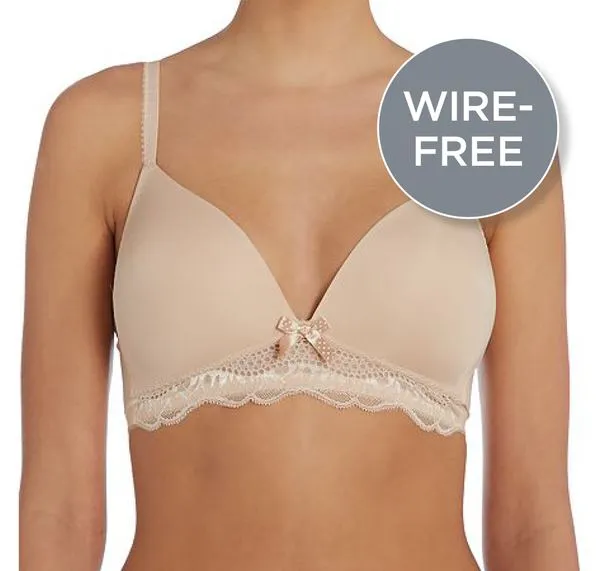 Wire-free t-shirt bra [Blush]