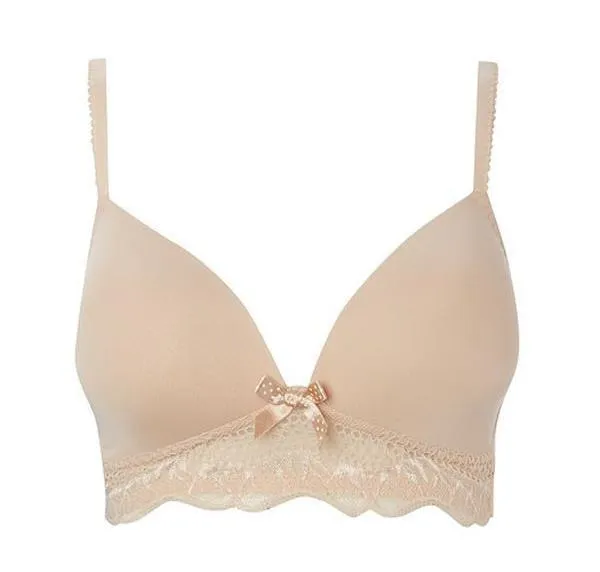 Wire-free t-shirt bra [Blush]