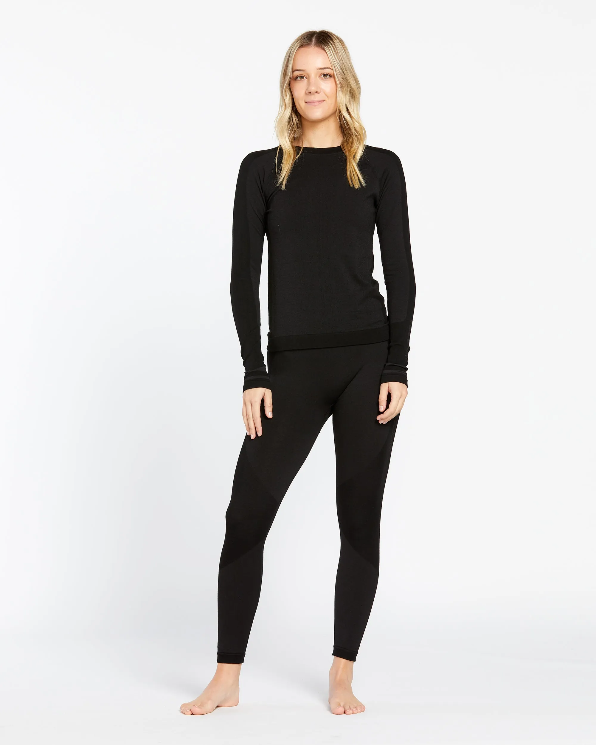 Womens Engineered Crew - Black