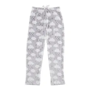 Women's Straight Regular Plush PJ Pants